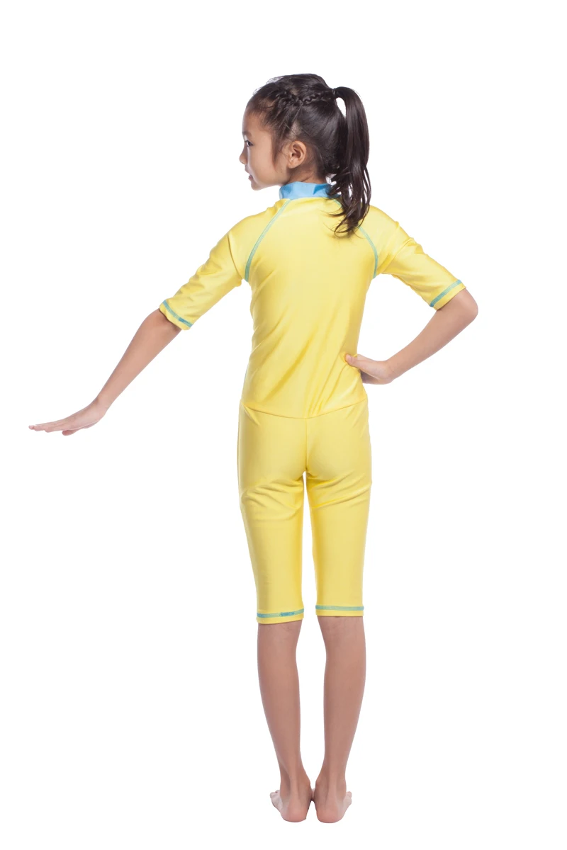 Muslim swimwear Islamic Swimsuit children traditional clothing for kids Turkish Arab Dubai Indonesia girls maillot hw20A |
