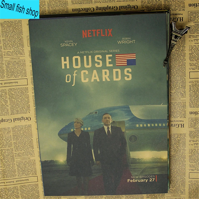 Домик открыток президент США американский ТВ-сериал украшение для дома