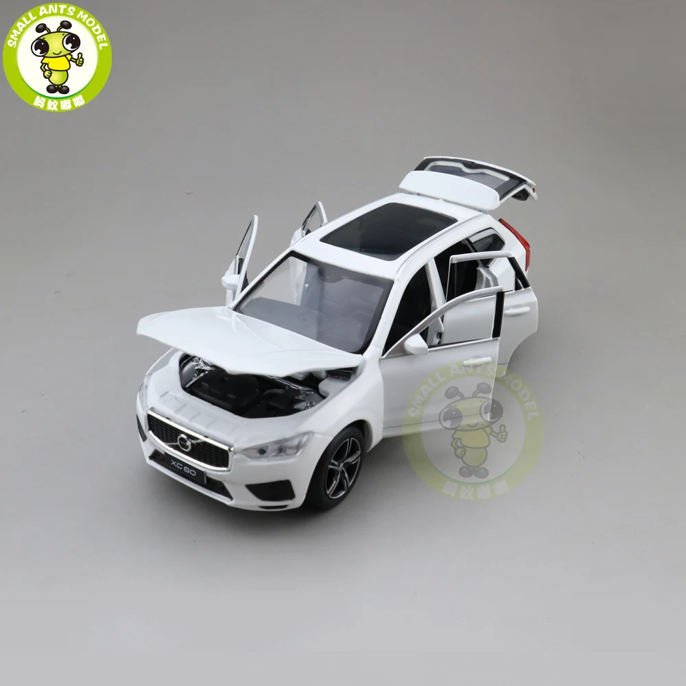 1/32 JACKIEKIM все новые Volvo XC60 литая модель автомобиля игрушка джип для детей Подарки для мальчиков девочек звуковое освещение Вытяните назад