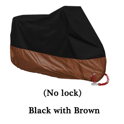 Brown 15 цветов, чехол для мотоцикла, универсальный, для улицы, для помещений, УФ-защита, для скутера, водонепроницаемый, для мотоцикла, для велосипеда, для дождя, для палатки, для квадроцикла, чехол - Цвет: Brown