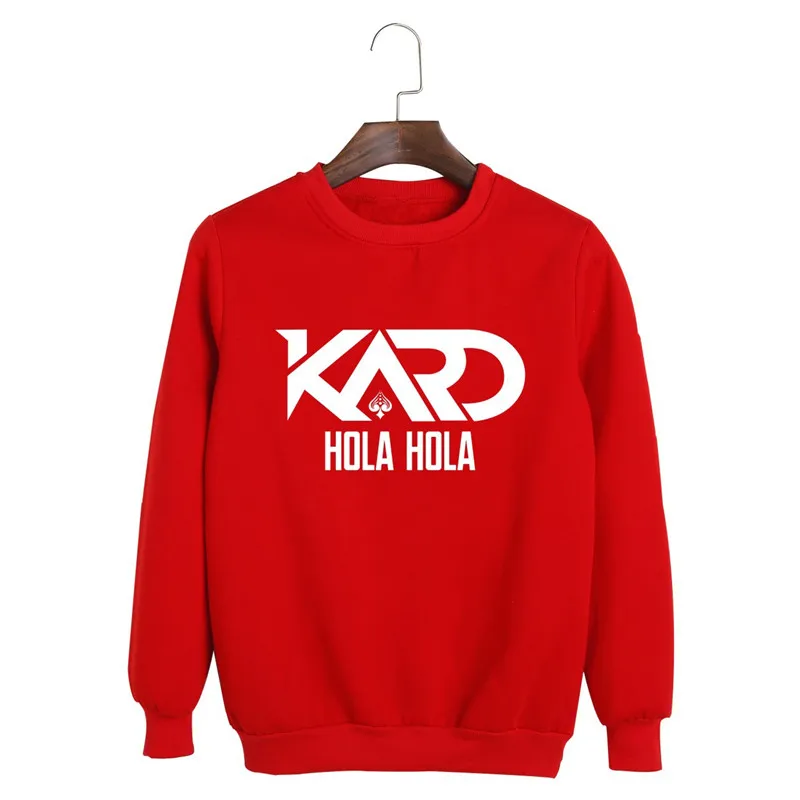 KPOP Korean Fashion K.A.R.D Mini Album Hola KARD BM J.Seph Cotton Hoodies Pullovers Sweatshirts PT561 | Женская одежда
