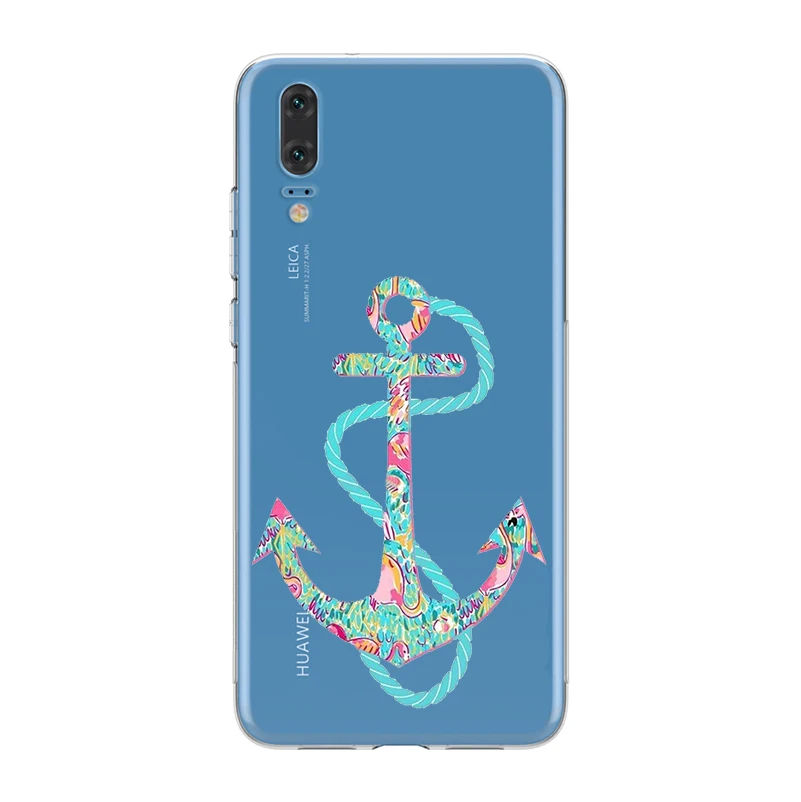 Ciciber чехлы для телефонов Huawei P20 P8 P9 P10 Mate 20 10 9 Lite 2017 X Pro Мягкий ТПУ чехол P Smart 2019 якорь