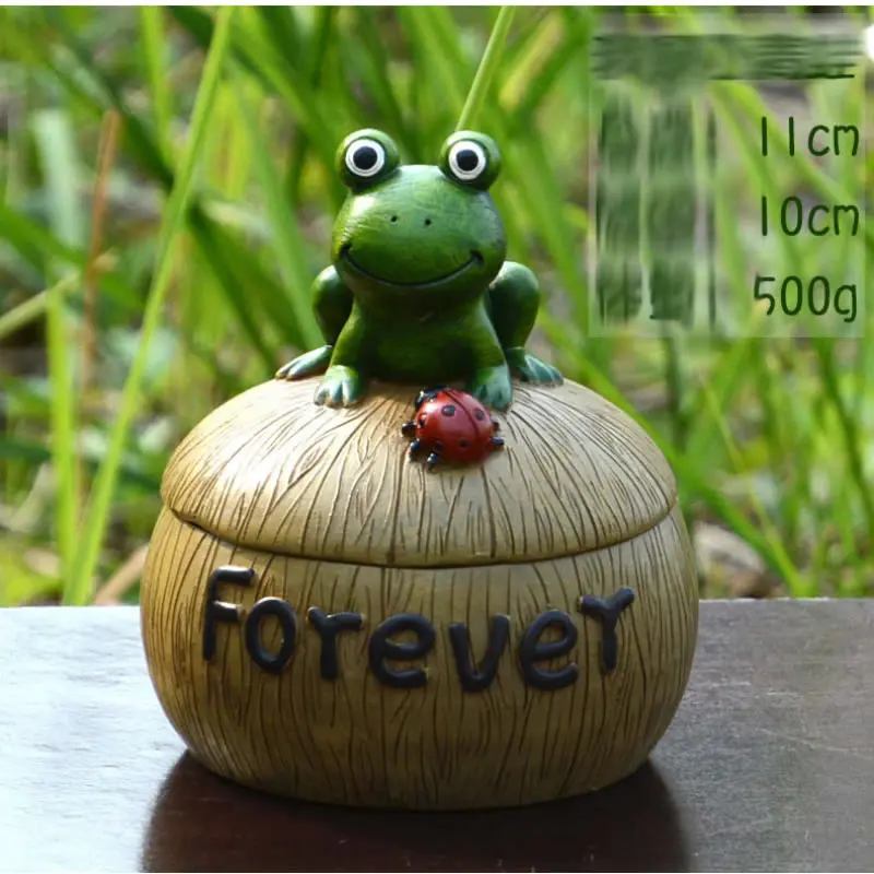 

Creative Snails frogs turtle caterpillars resin ashtray Fun Green animal insect ashtray decorated living room