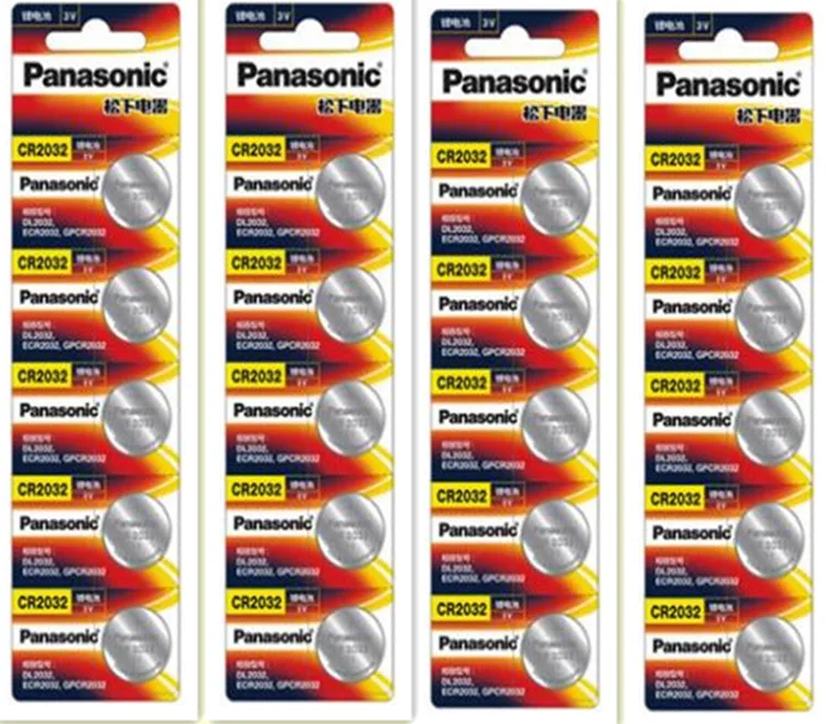 20 X оригинальный абсолютно новый аккумулятор для PANASONIC cr2032 3v кнопочные батареи