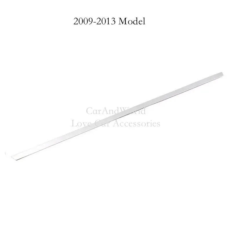 Stainless Steel Car Rear Trunk Cover Trim Decoration Tailgate Frame Garnish Strip for Volvo XC60 2011 Auto Accessories