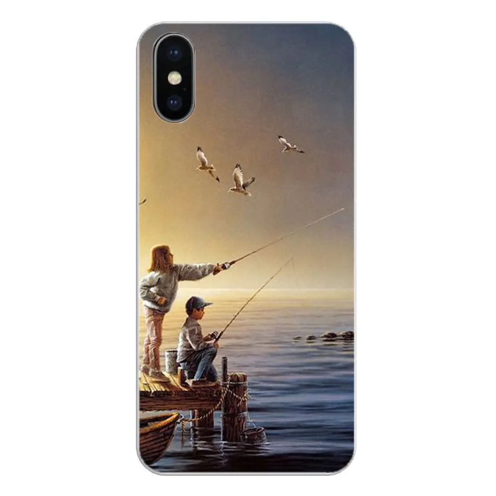 Hunting Fishing art fish For Huawei Honor 8 8C 8X 9 10 7A 7C Mate 20 Lite Pro P Smart Plus Silicone Phone Shell Cover |