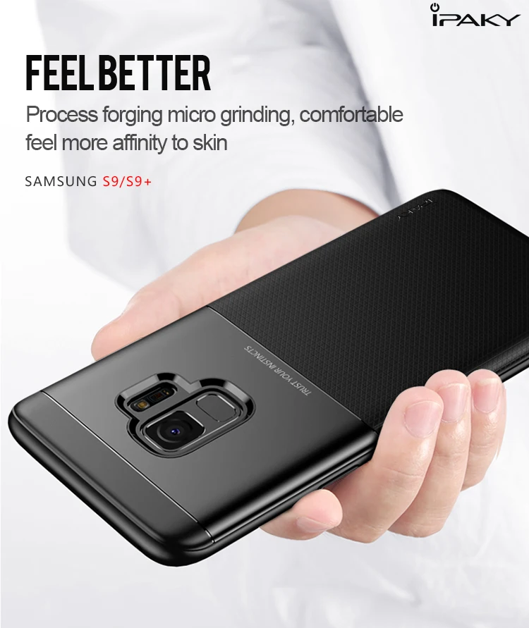 Для samsung S9 Plus Чехол IPAKY S9 Note 9 S10e PC Гибридный Силиконовый защитный чехол мягкий чехол для samsung Galaxy S10 Plus чехол