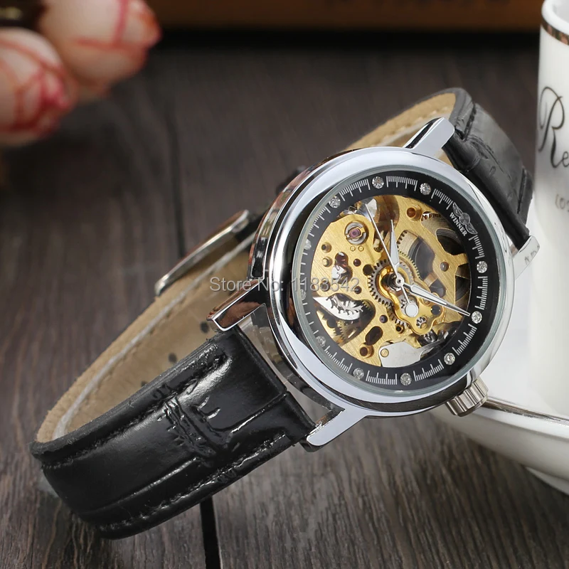 Часы Winner модные женские часы высококачественные Заводской магазин бесплатная