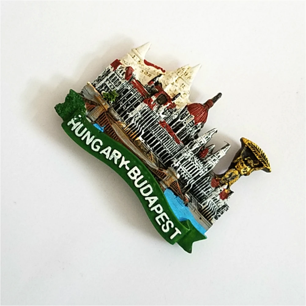 2019 новейший полимер Венгрия Будапешт здание парта холодильник магнит ремесло