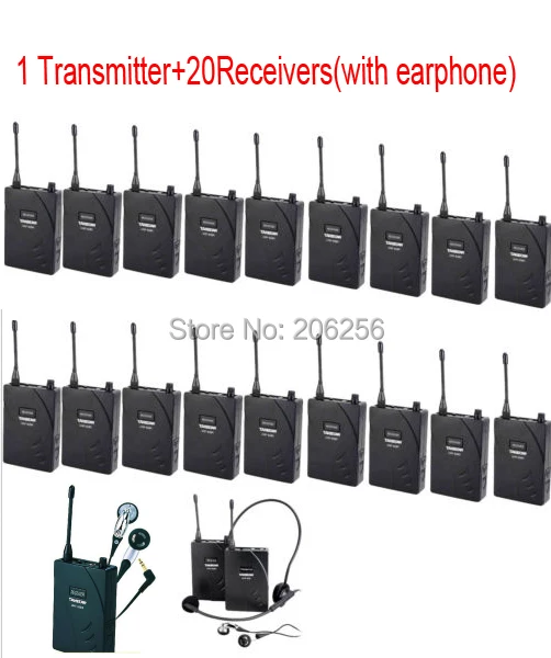 Беспроводная система туристического гида Takstar UHF 938/UHF 938 Частота 50 м Рабочий