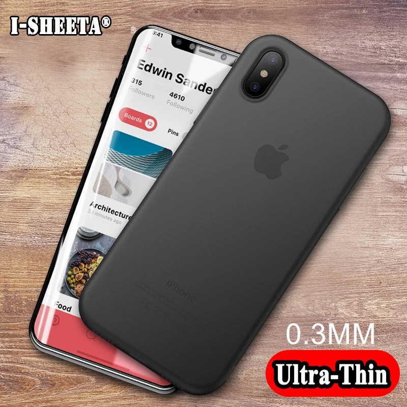 Чехлы для телефонов iPhone X XS 11 Pro Чехол Max Xr ультра тонкий жесткий PP матовый чехол Xs