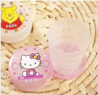 Модная дорожная портативная Выдвижная складная чашка уличная телескопическая