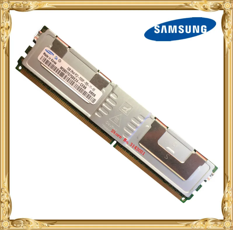 Samsung память сервера DDR2 2 ГБ 4 ECC FBD 667 МГц PC2 5300F FB DIMM fb dimm Оперативная 240pin 5300 2G 2Rx4|ddr2