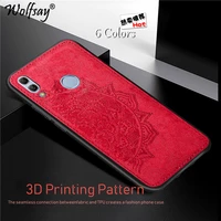 cotton fabric case for huawei p smart 2019 case magnetic silicone bumper phone case for huawei p smart 2019 cover p smart 2019