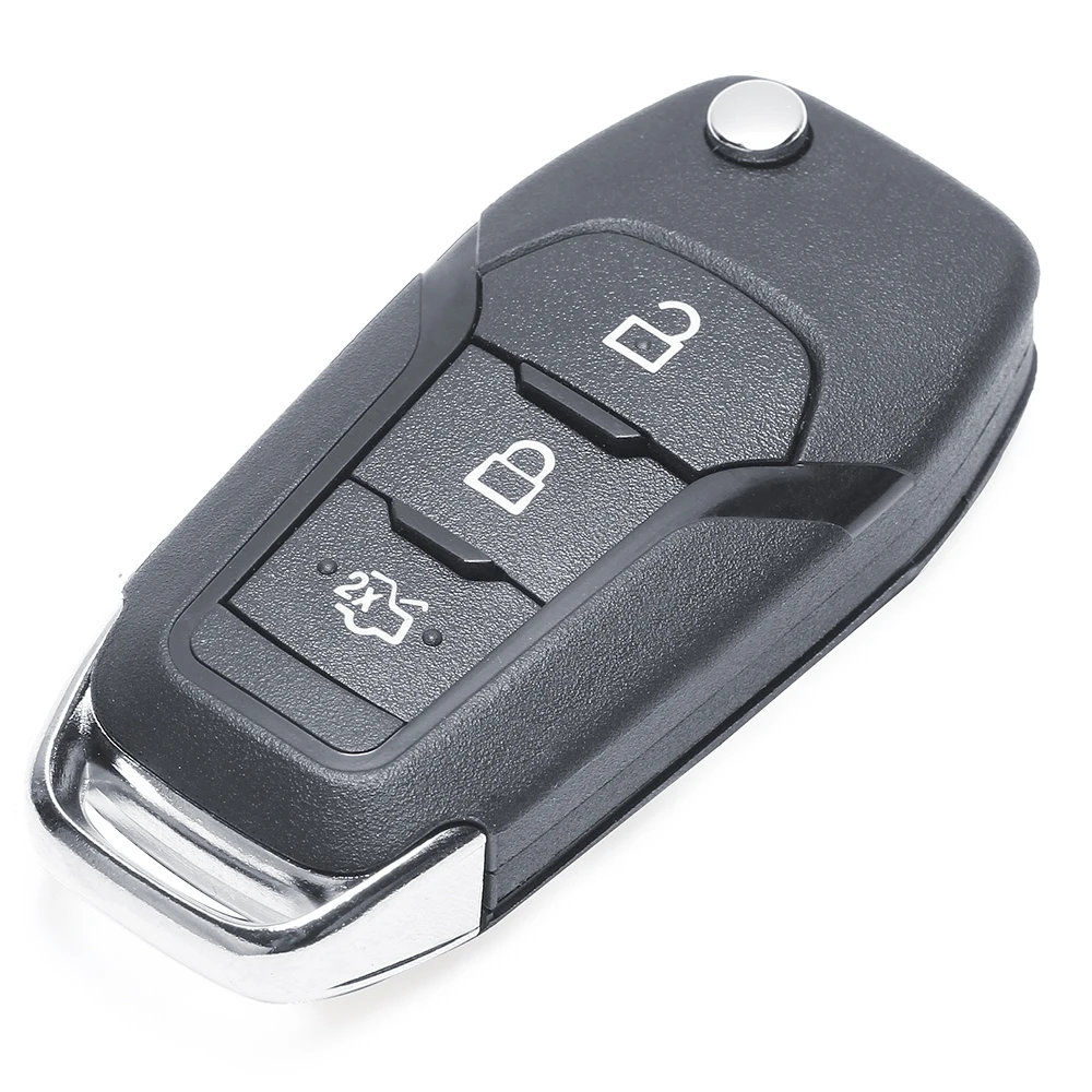 KEYECU замена флип дистанционного ключа Fob 3 кнопки 433 МГц ID49 для Ford Escort/New Mondeo 2014-2017 |