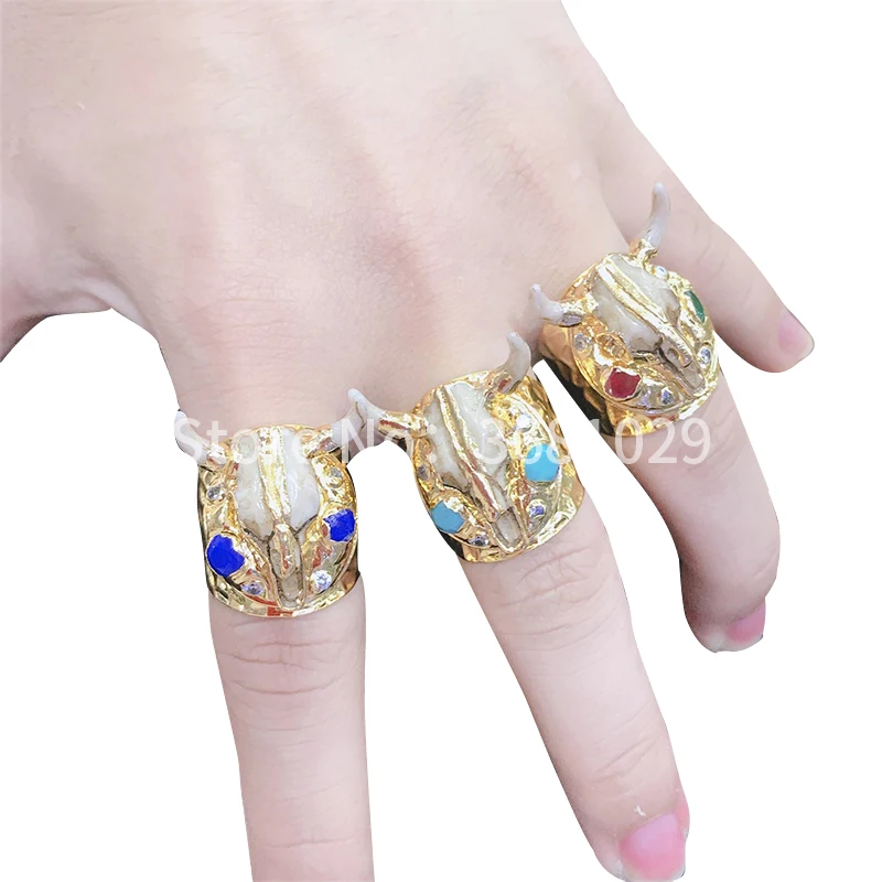 New fashion simple atmosphere pure handmade Ox-Head rings and women's jewelry | Украшения и аксессуары