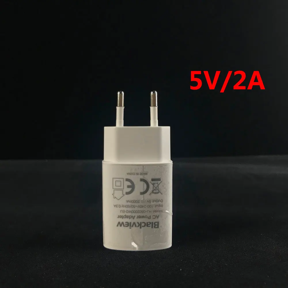 Оригинальное зарядное устройство Blackview 12V 1.5A EU для BV6800 Pro BV9500 Pro BV9600 EU Plug 5V 2A для смартфона Blackview BV5800