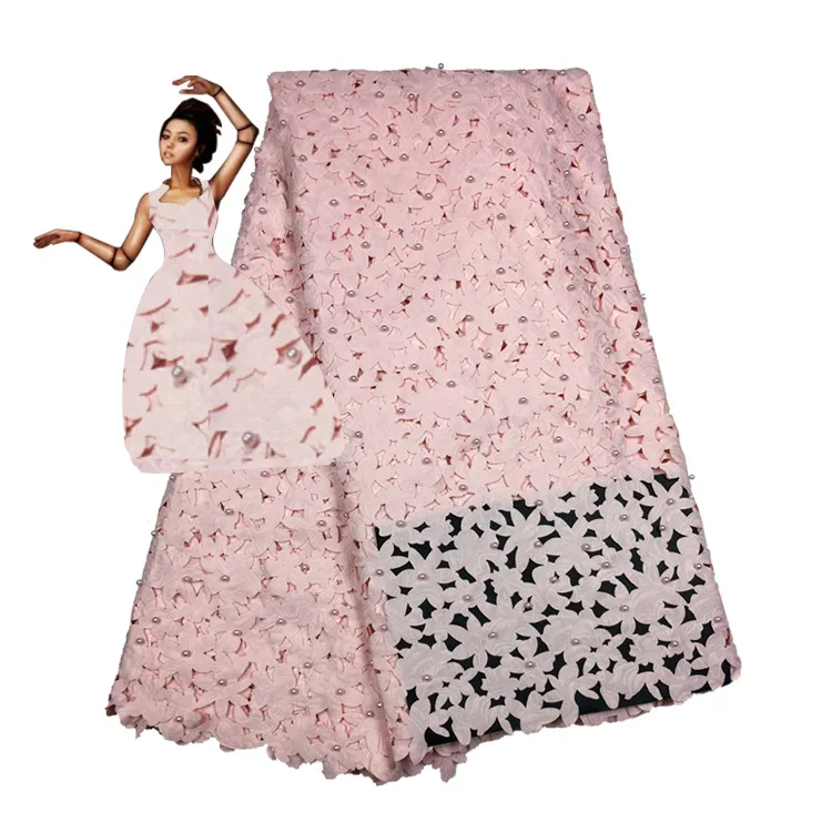 Лидер продаж 2019 африканская Тюлевая кружевная ткань Высококачественная