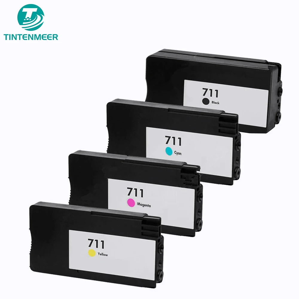 Запасные чернила TINTENMEER Premuim для картриджа 711 711xl CZ133A CZ130Z  CZ131A CZ132A для Hp Designjet T120 T520 | Компьютеры и офис | АлиЭкспресс