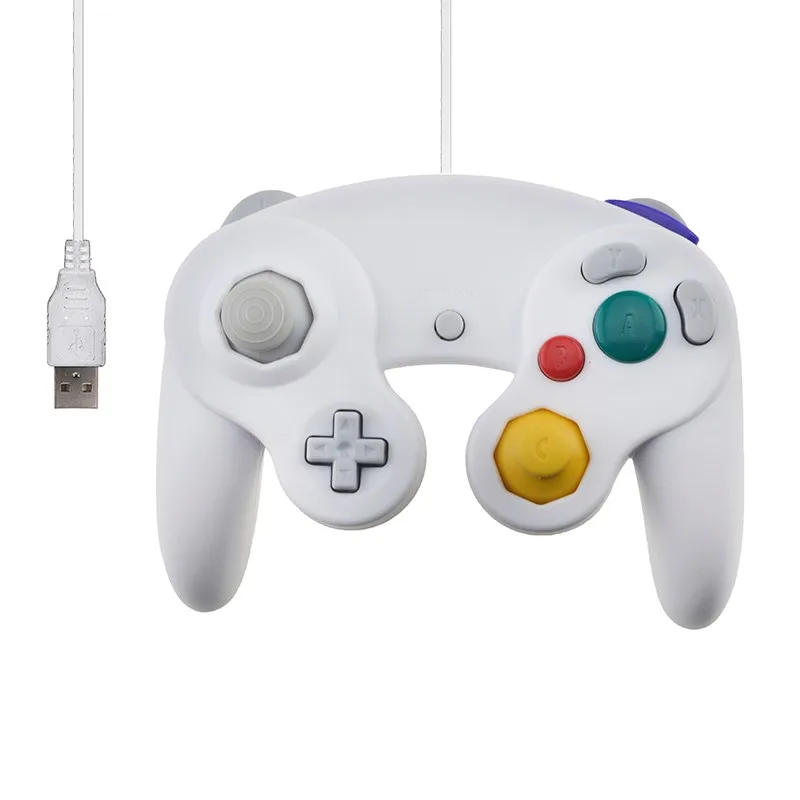 10 шт. высокое качество проводной игровой контроллер геймпад джойстик forNGC NINTENDO GC кубик для игры для платины Быстрая