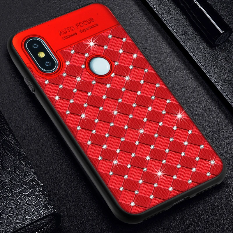 YonLinTan glitter diamond 3D coque cover case For Xiaomi MI 6X = A2 MIA2 xiomi on luxury back Phone silicone silicon ases |