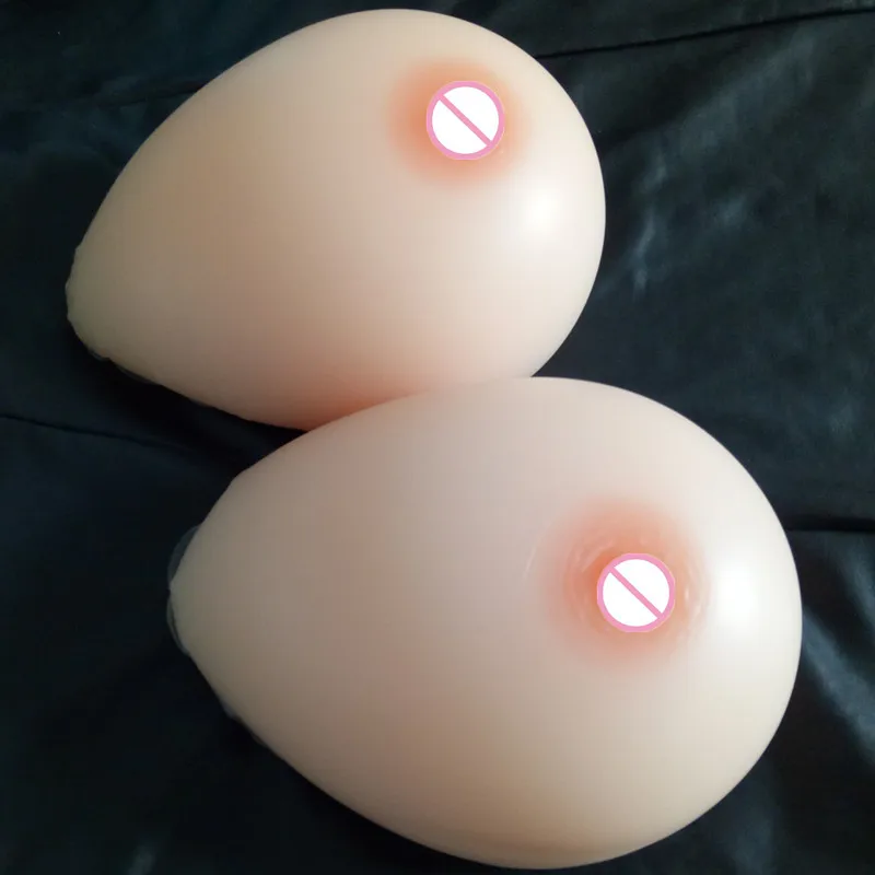 

Sz 44/46 2000g/pair Huge Silicone Breast Prosthesis Forms Fake False Boobs Bust Enhancer Crossdresser User Mastectomy