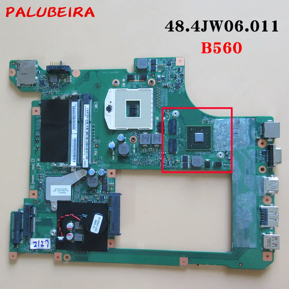 Материнская плата для ноутбука Lenovo B560 48.4JW06.011 10203-1 LA56 MB полностью протестирована |