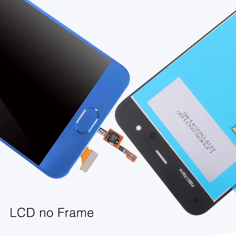 ЖК дисплей с рамкой для Xiaomi Mi 6 100% испытано сенсорный экран датчиком отпечатков