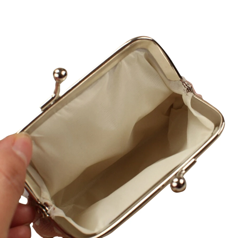 Чехол Кошелек для женщин Мини в красный горошек Кошельки из хлопка телефона