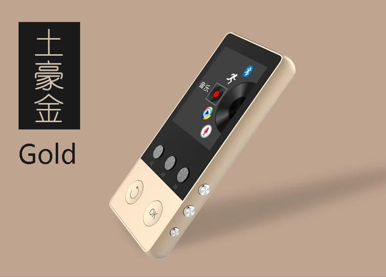 Металлический Bluetooth MP4 плеер 8 Гб 1,8 дюймов экран Встроенные динамики с fm-радио электронная книга Аудио Видео плеер портативный Walkman