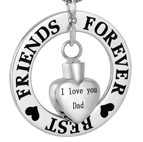 Памятный сувенир для кремации I Love you Dad Forever|jewelry for ashes|memorial jewelryi love |