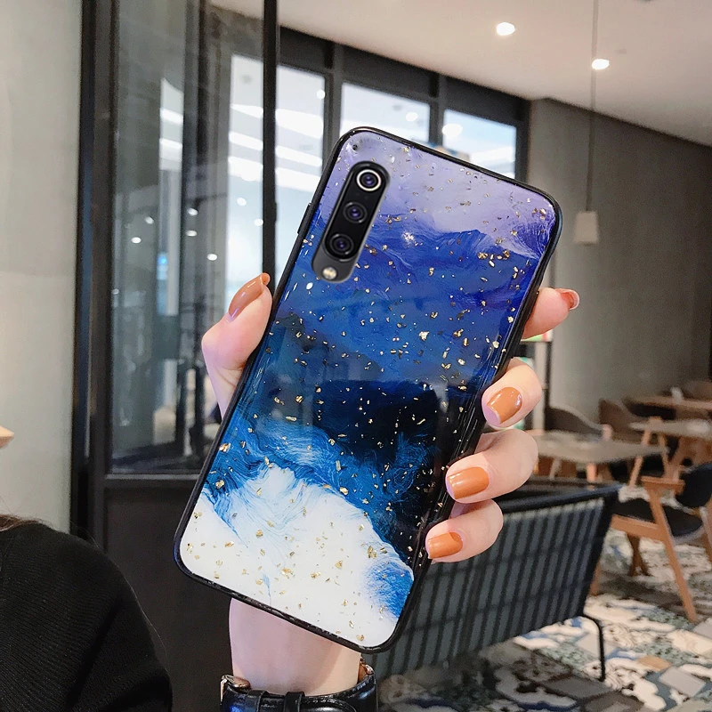 Роскошный золотой чехол из фольги для телефона Xiaomi Mi 9 8 lite pro Explorer Edition 5X 6X A1 A2