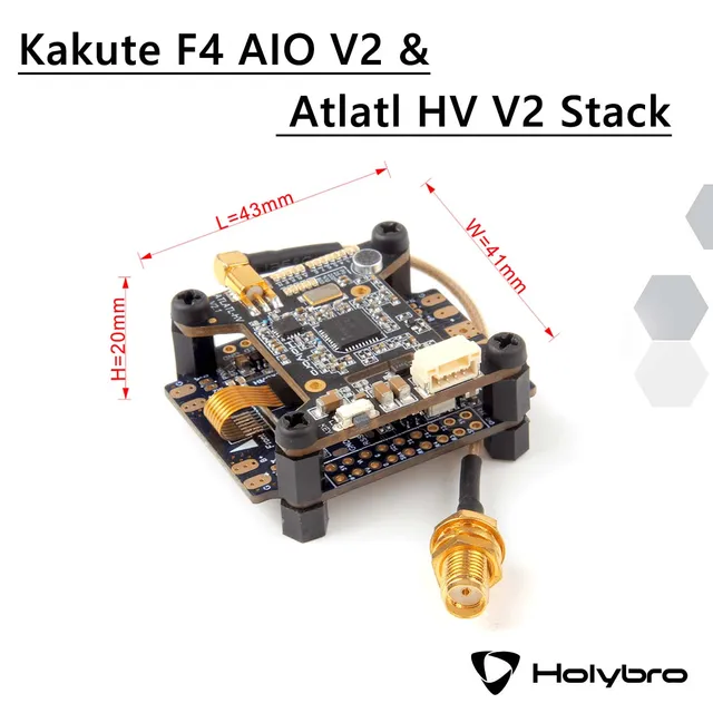 Holybro Kakute F4 AIO V2 + Atlatl V2