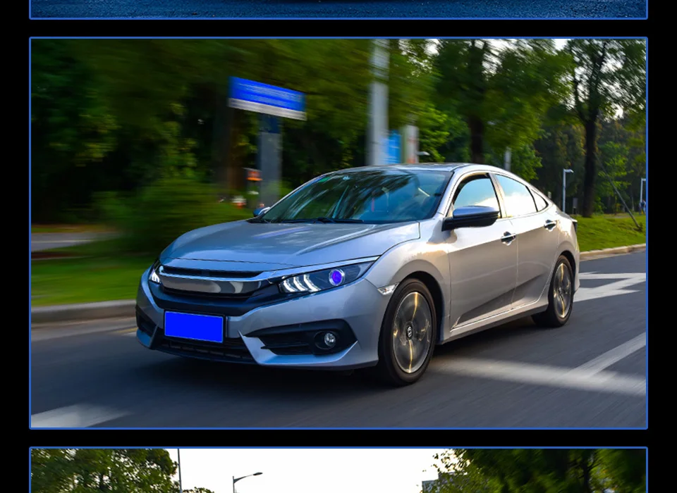 Автомобильный Стайлинг светодиодный головной фонарь для Honda civic G10 X Фары Mustang- Civic светодиодный D2H hid Биксеноновые линзы ближнего света