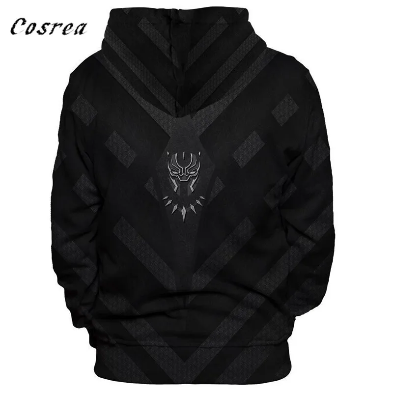 Костюм для косплея черной Пантеры по мотивам фильма Endgame пальто куртка свитер