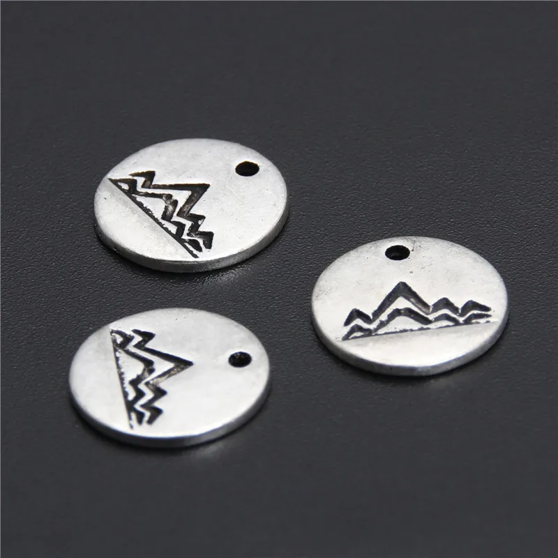 

20pcs Silver Color Mountain Necklace Spirit Jewelry For Women Charm Courage PendantChoker Necklace 2605