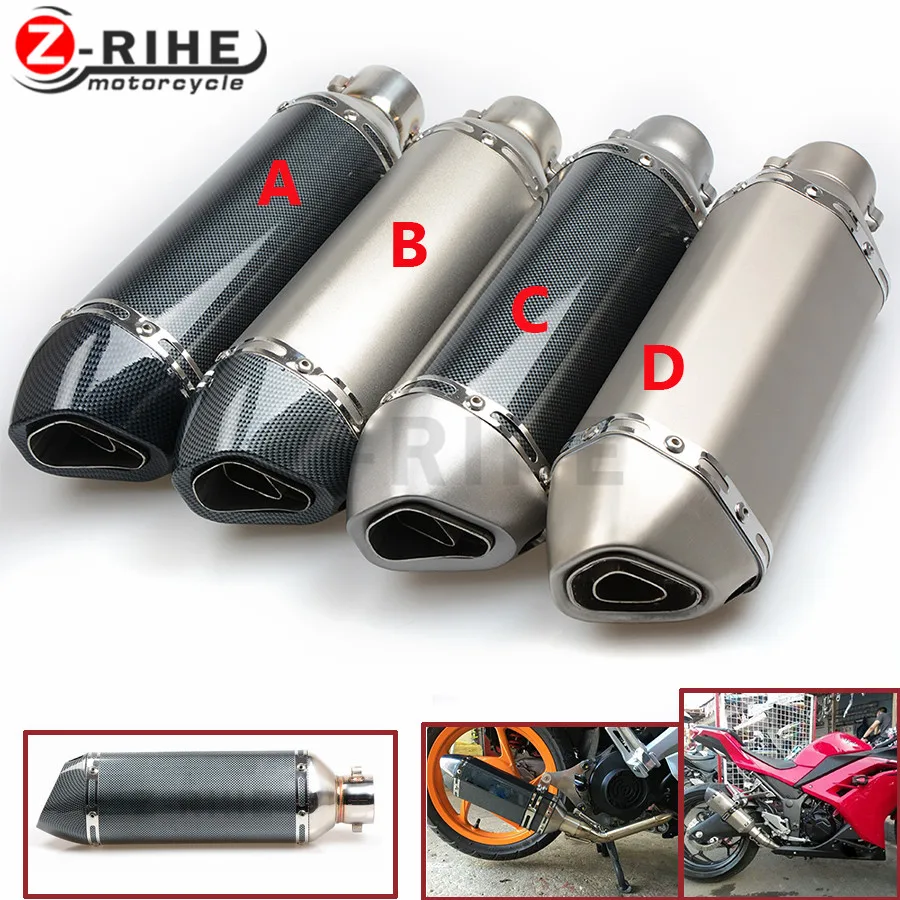 for z800 36-51mm universal Motorcycle Exhaust pipe muffler For Yamaha FZ6 FAZER 2004-2010 FZ6R 2009-2011 FZ8 2011-2013 FZ1 | Автомобили и