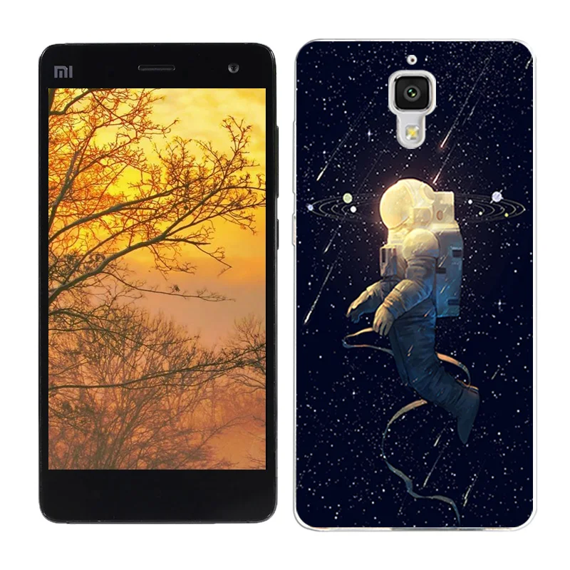 08 Мягкий силиконовый чехол для Xiaomi mi 4 чехол Обложка для Xiaomi mi 4 принципиально бобы цветной термопластический защитный чехол для телефона крепление для спортивной камеры Xiao mi M4 Coque - Цвет: 08