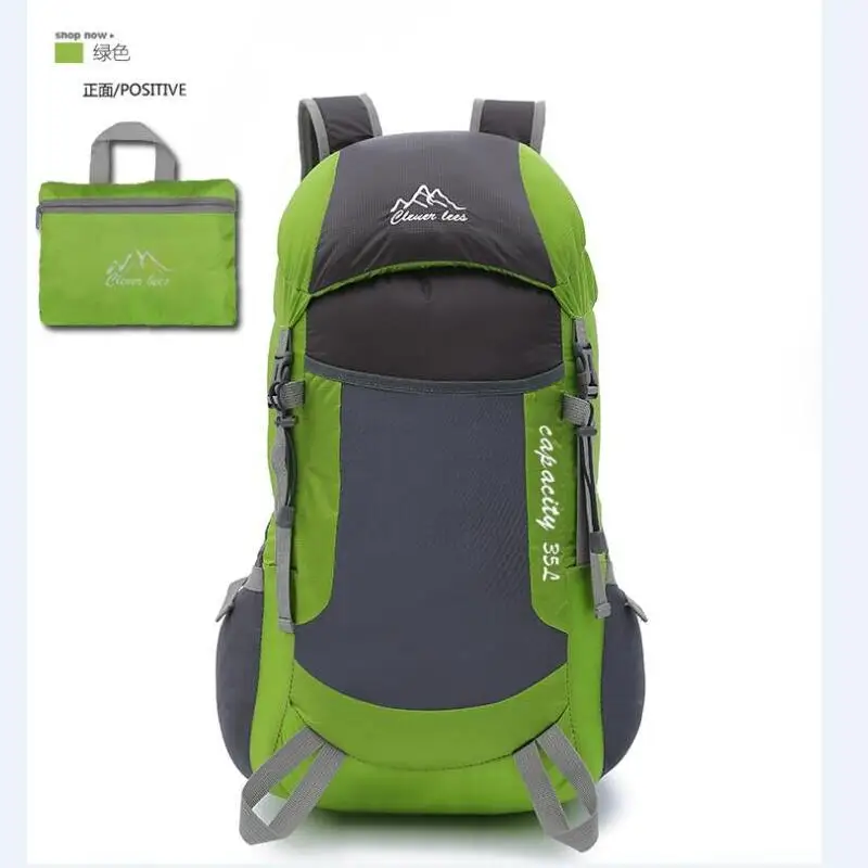 hot new fashion men and women business travel bag waterproof folding nylon backpack large capacity portable weekend | Багаж и сумки