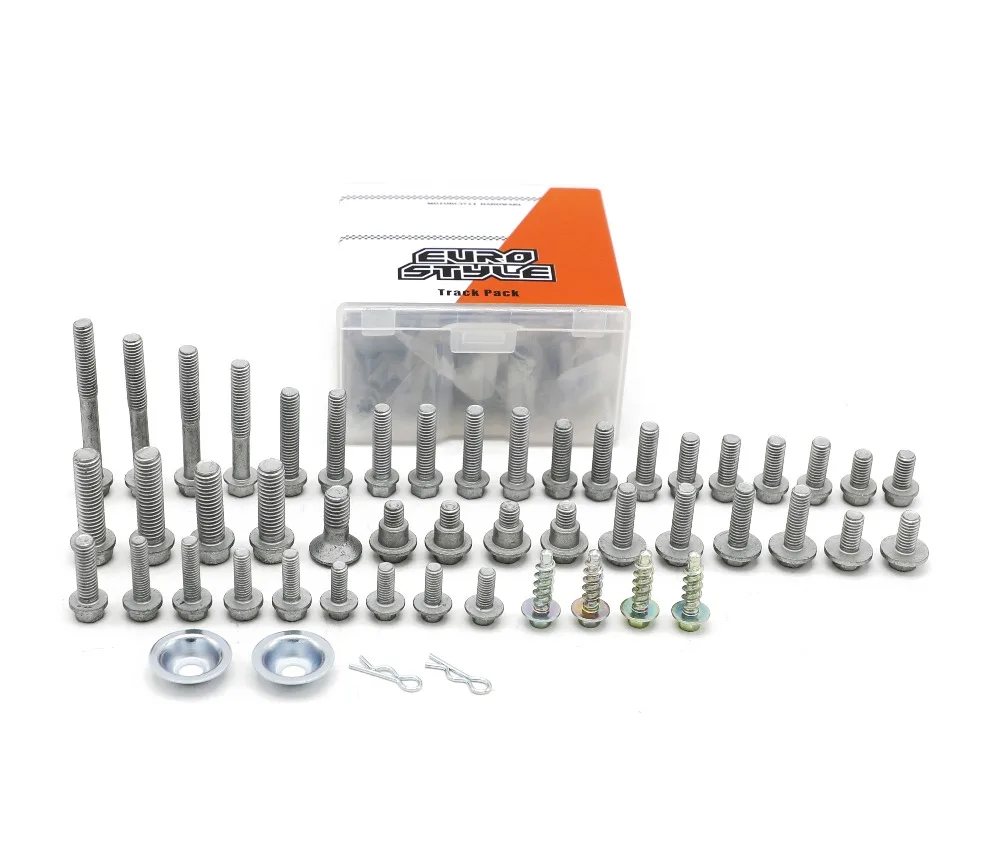 

Motorcycle Hardware 51 Pcs Aluminum Euro Style Track Pack Screw Kits For KTM Repair Large Box Screws