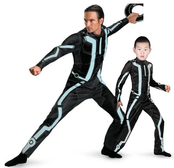 Костюм для мальчиков Tron: Legacy костюмы детей карнавальный костюм комбинезоны