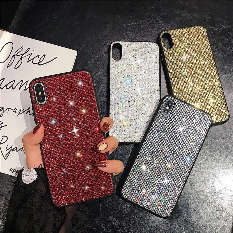 Роскошный чехол со стразами для Huwei P20 Lite P30 Pro Honor 8X 10 Play V20 Cover Mate 20 Nova 3 3i 4 2S P10 Plus