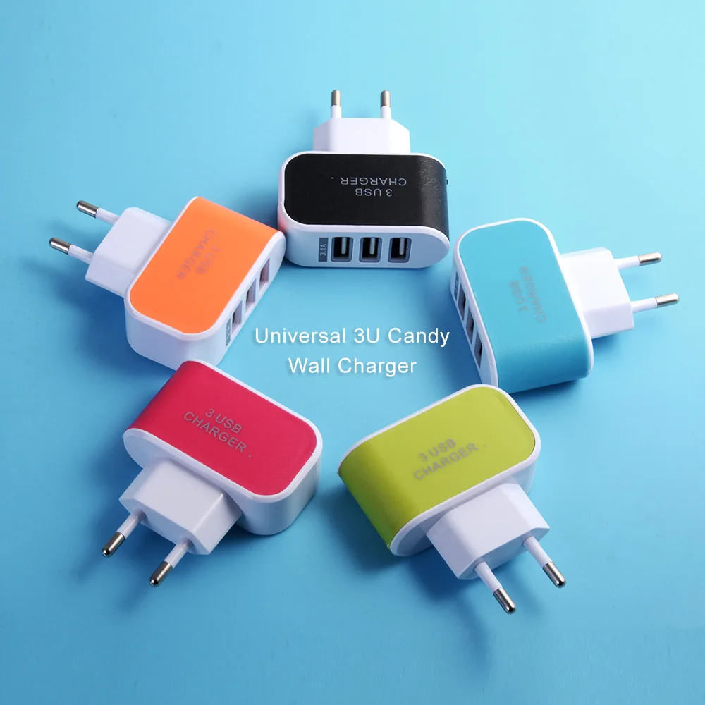 ROMICHW Универсальное зарядное устройство 5 В 3.1A USB для быстрой зарядки iPhone X XR