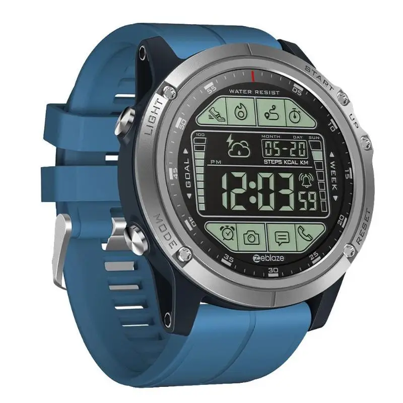 Zeblaze VIBE 3S умные часы 50 м водонепроницаемые 2 года длительное время ожидания спортивные Шагомер в реальном времени погода шаг отслеживание Смарт-часы
