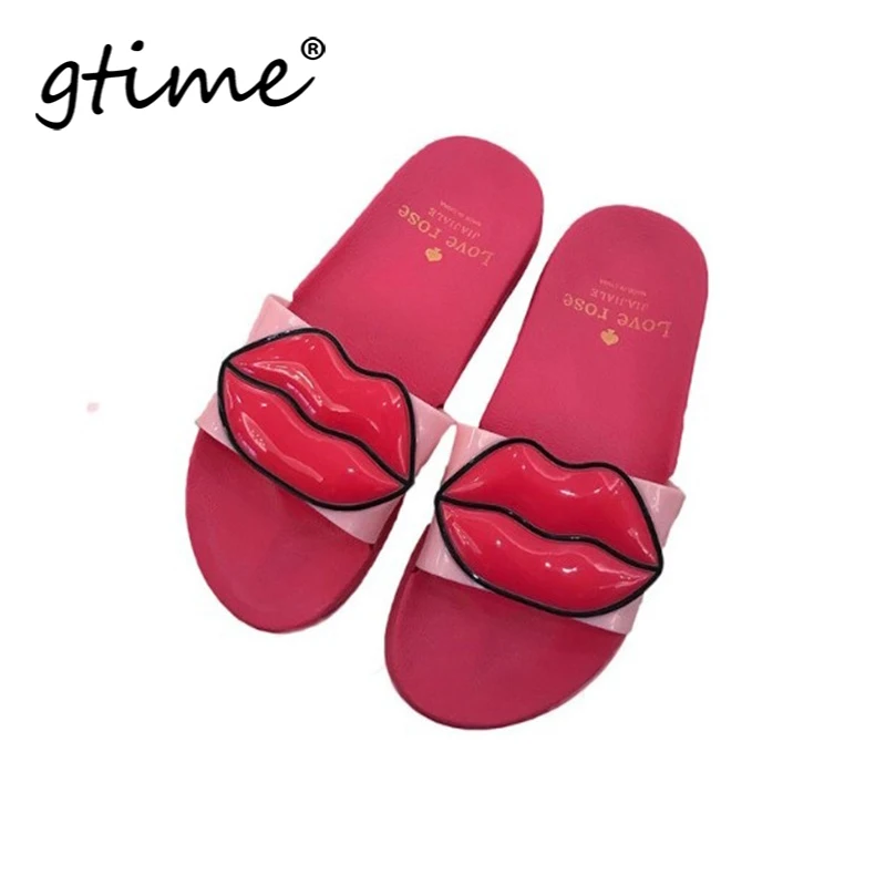 Прямая поставка GTIME шлепанцы женская летняя обувь Домашние Нескользящие тапочки