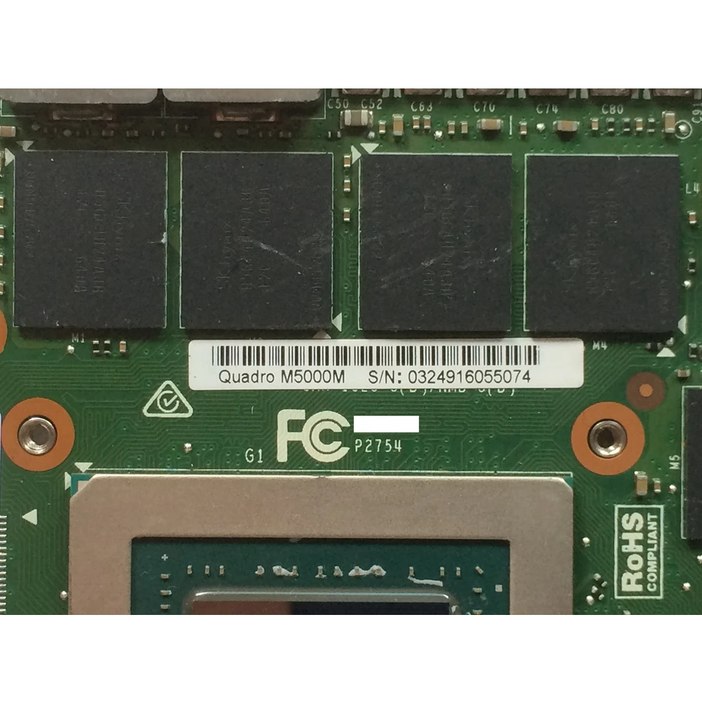 Видеокарта для ноутбука Precision 7710 M6800 8 ГБ GDDR5 MXM 1JY2V M5000M | Компьютеры и офис
