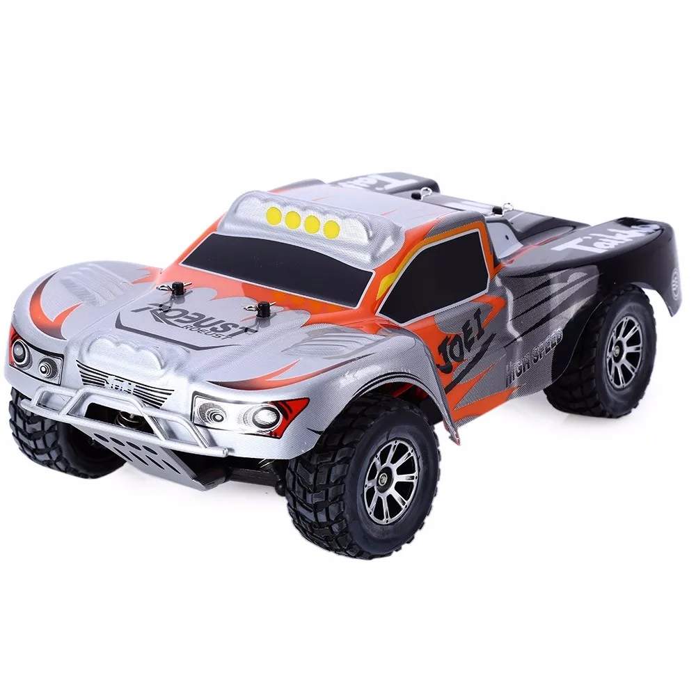 Wltoys A969 RC гоночный автомобиль 2 4G 4WD 1/18 50 км/ч Drift короткий курс грузовик с