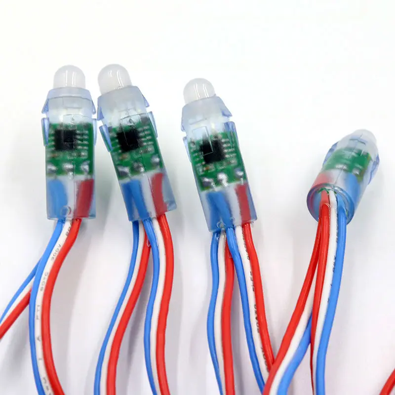 12В WS2811 UCS1903 SM16703 12 мм RGB светодиодный пиксельный свет модуль водонепроницаемый IP68