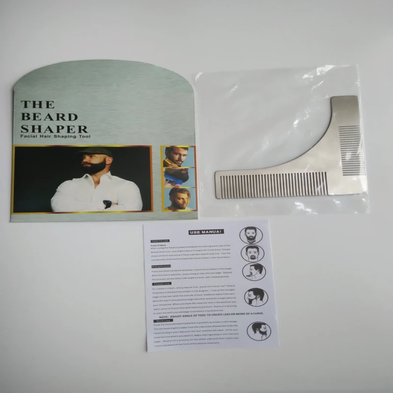 Новый стиль Нержавеющая сталь гребень для волос парикмахерская расческа 2017