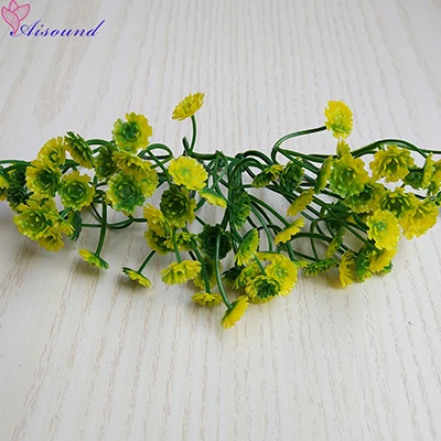 Dark Green yellow 120 шт наполнитель для цветов, корсаж и бутоньерка, декоративные аксессуары для цветов, аксессуары для рукоделия - Цвет: Dark Green yellow
